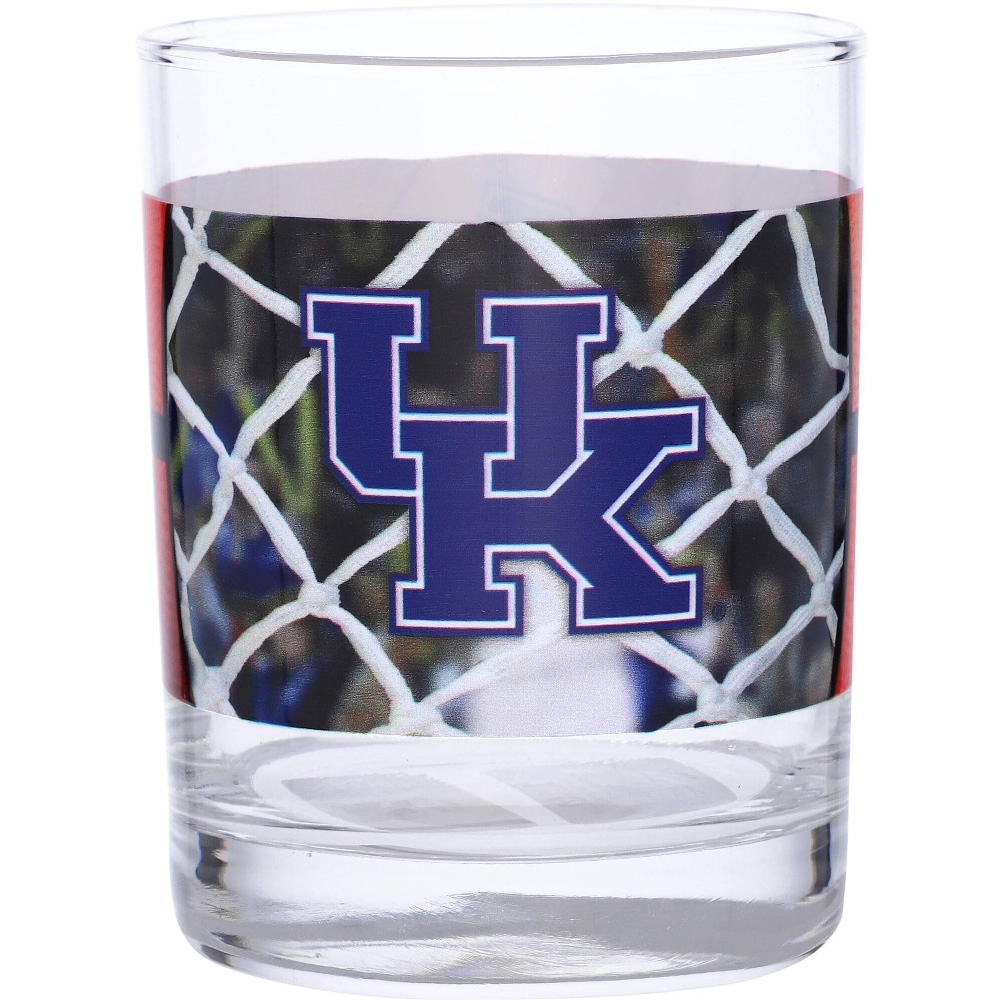 Alt View 1. Indigo Falls - Kentucky Wildcats 14oz. Basketball Glass - Multicolor.