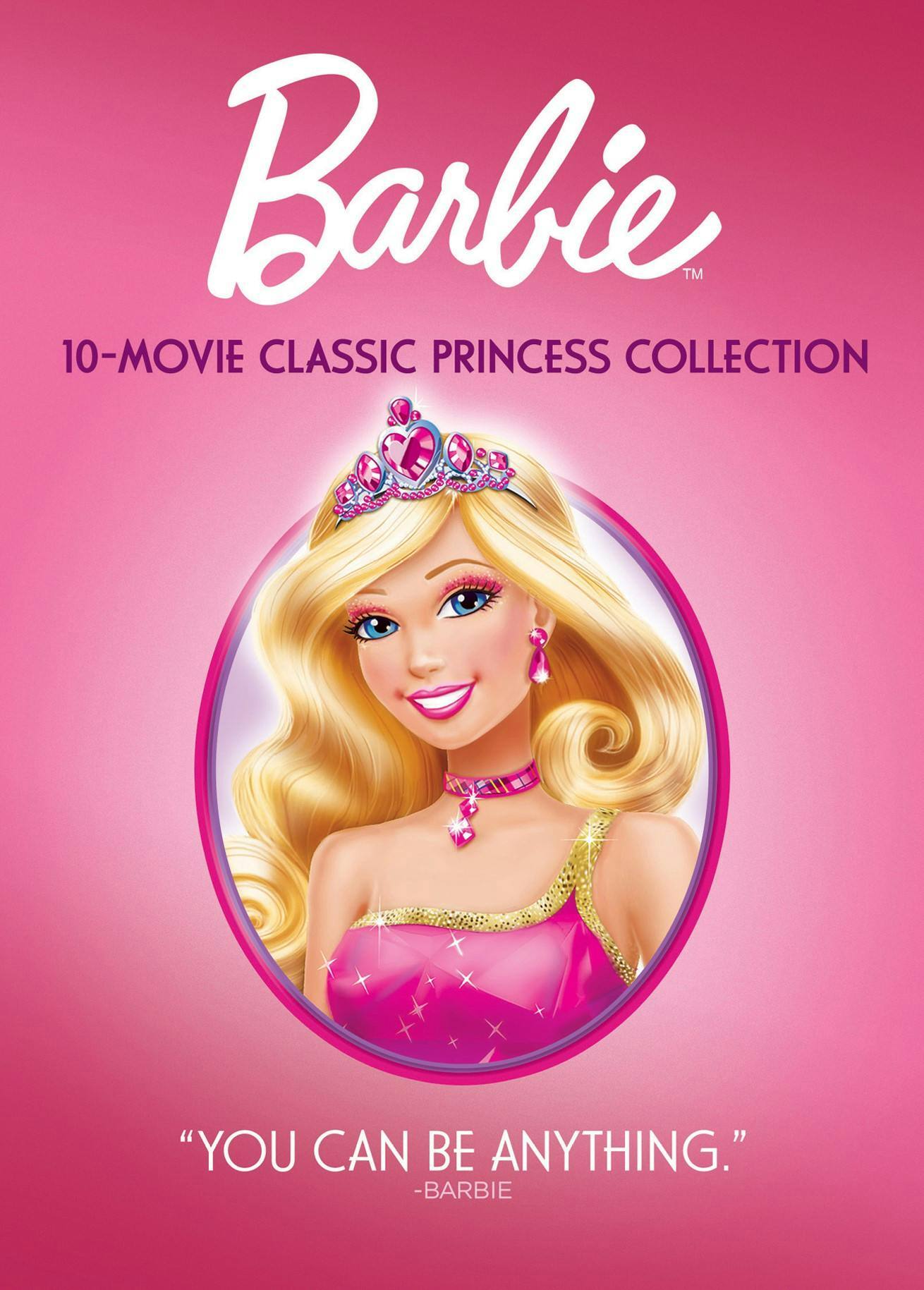 Front. Barbie: 10-Movie Classic Princess Collection - Iconic Moments Line-Look (Box Set) [DVD].
