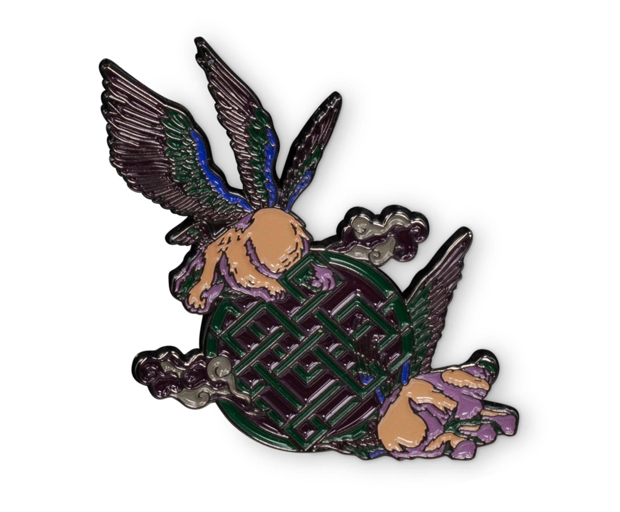 Front. SalesOne LLC - Marvel Studios Shang-Chi and the Legend of the Ten Rings Morris Premiere Pin - Red.