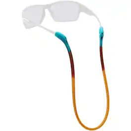 Chums - Switchback Silicone Sunglasses Eyewear Retainer - Teal/Burgundy/Tan
