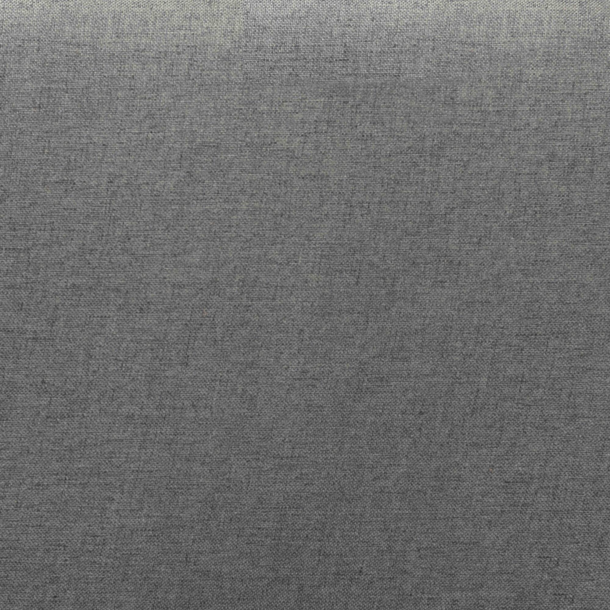 Left. Baxton Studio - Falk Vintage Classic Traditional Fabric Upholstered and Finished Wood Queen Size Arched Headboard - Dark Grey/Walnut Brown.