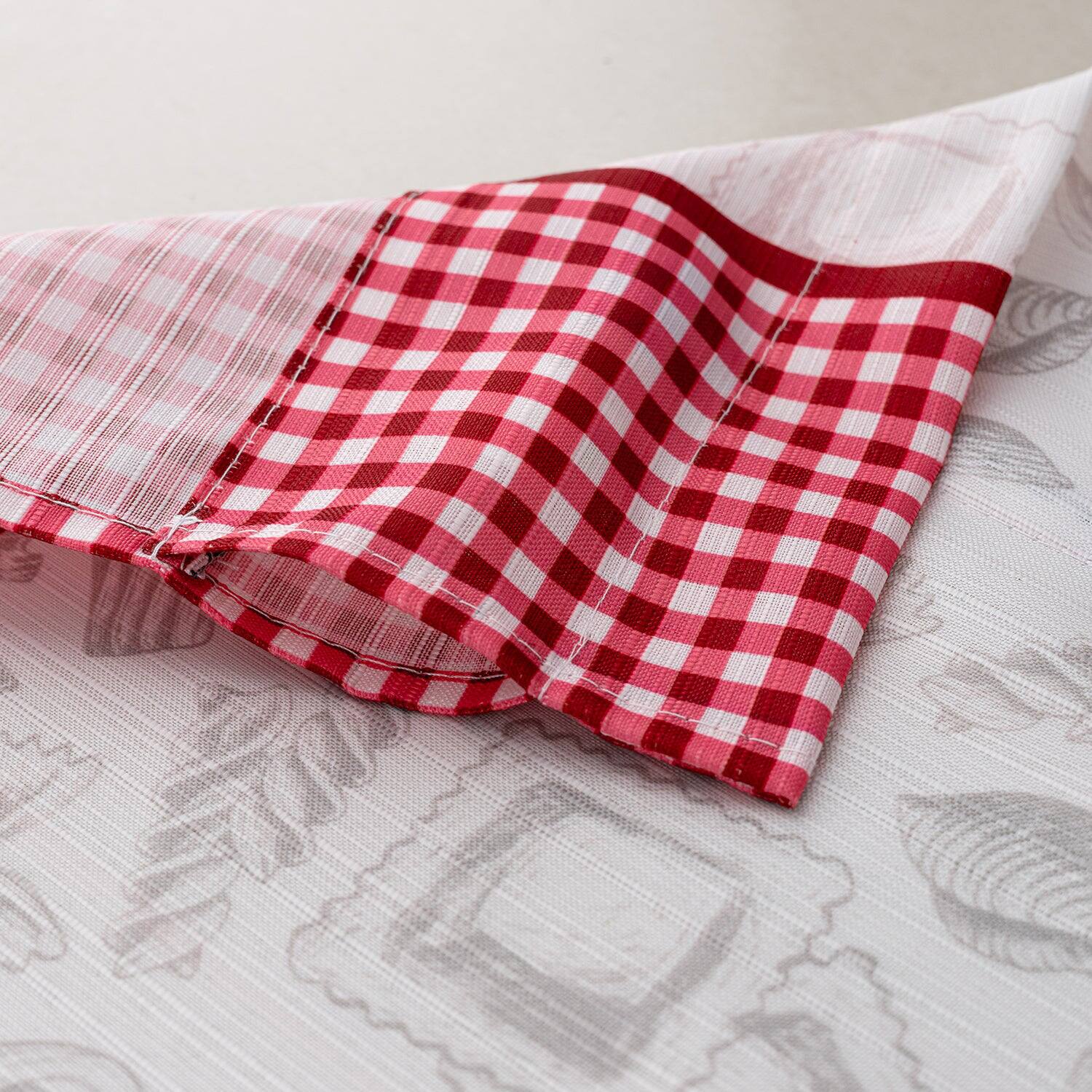 Back. RT Designers Collection - RT Designers Collection Polyester Cucina Pasta Chef Slub 3 PC Kitchen Curtains Valance & Tiers Set 52" x 18" Muticolor - Multicolor.