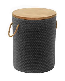 Hivvago - Beban Side Table - Natural & Black
