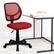Alt View 12. Alamont Home - Neri Contemporary Mesh Swivel Office Chair - Red.
