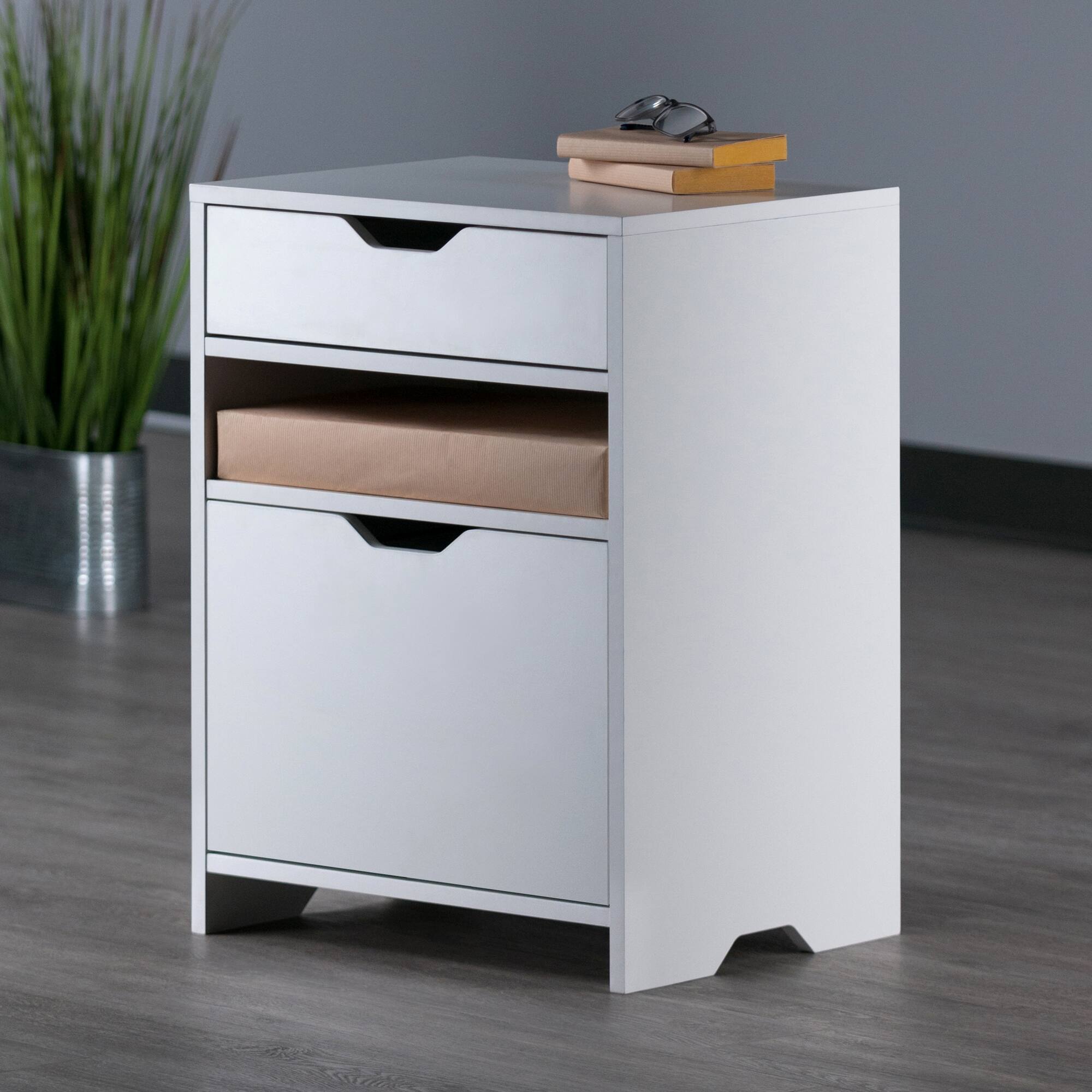 Alt View 8. Winsome Wood - Nova Filing Storage Cabinet - White.