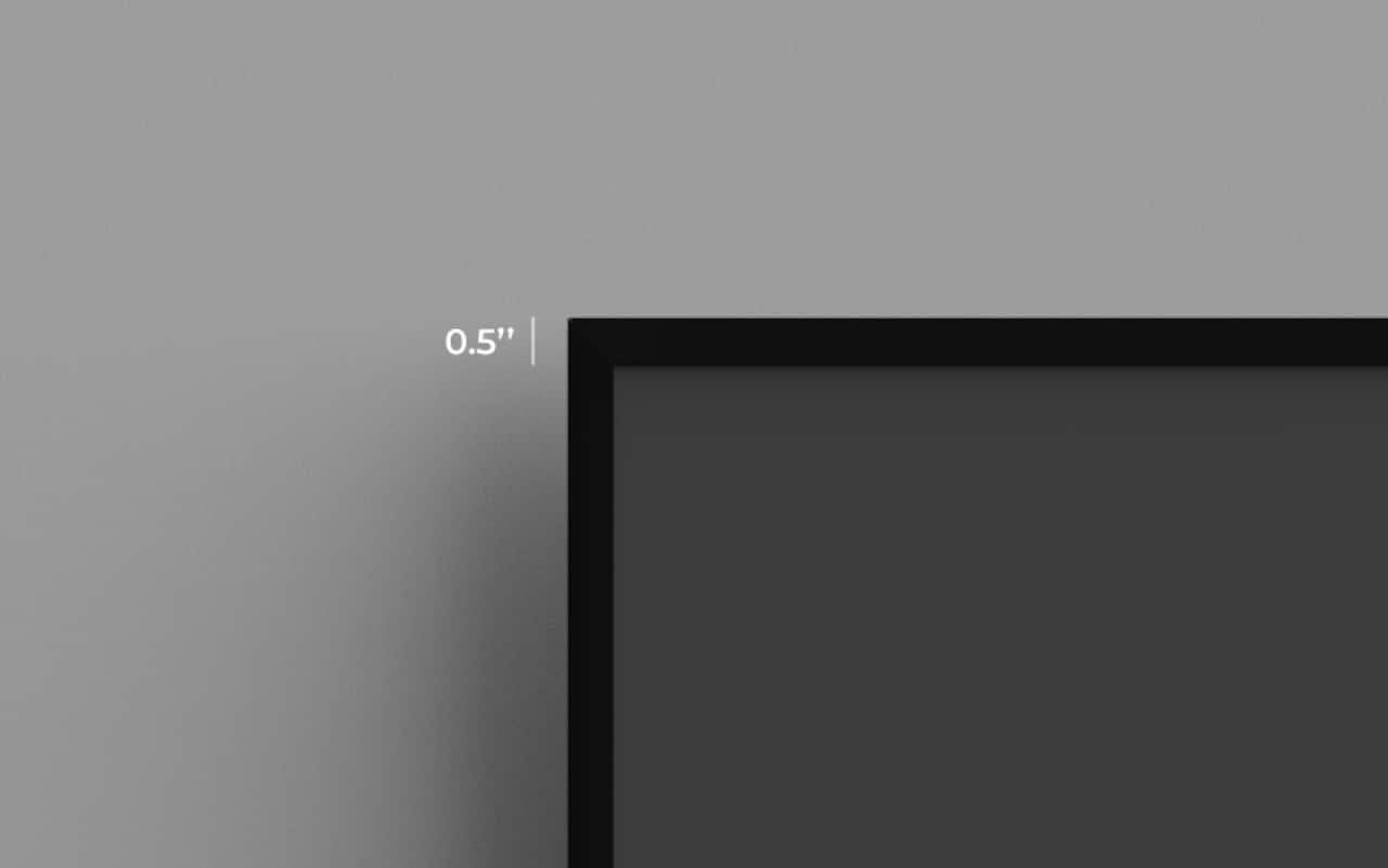 Alt View 11. Screen Innovations - Zero Edge – 16:9 – 120” – Slate 1.2 Gain Ambient Light Rejecting (ALR) Acoustically Transparent Projector Screen - Black/Gray.