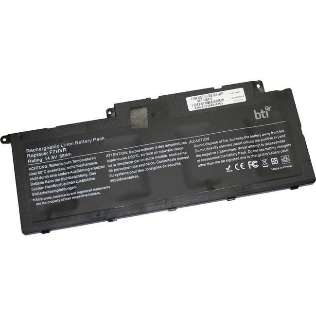 BTI Battery Tech - BTI Battery - For Notebook - Battery Rechargeable - 3900 mAh - 58 Wh - 14.8 V DC
