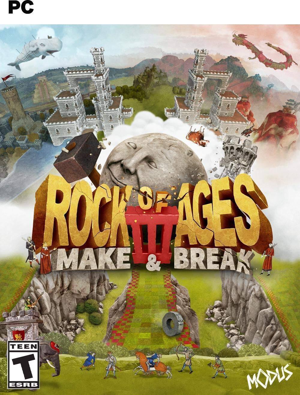 Rock of Ages 3 Make & Break for - PC Games (Steam digital code in physical case) - Windows