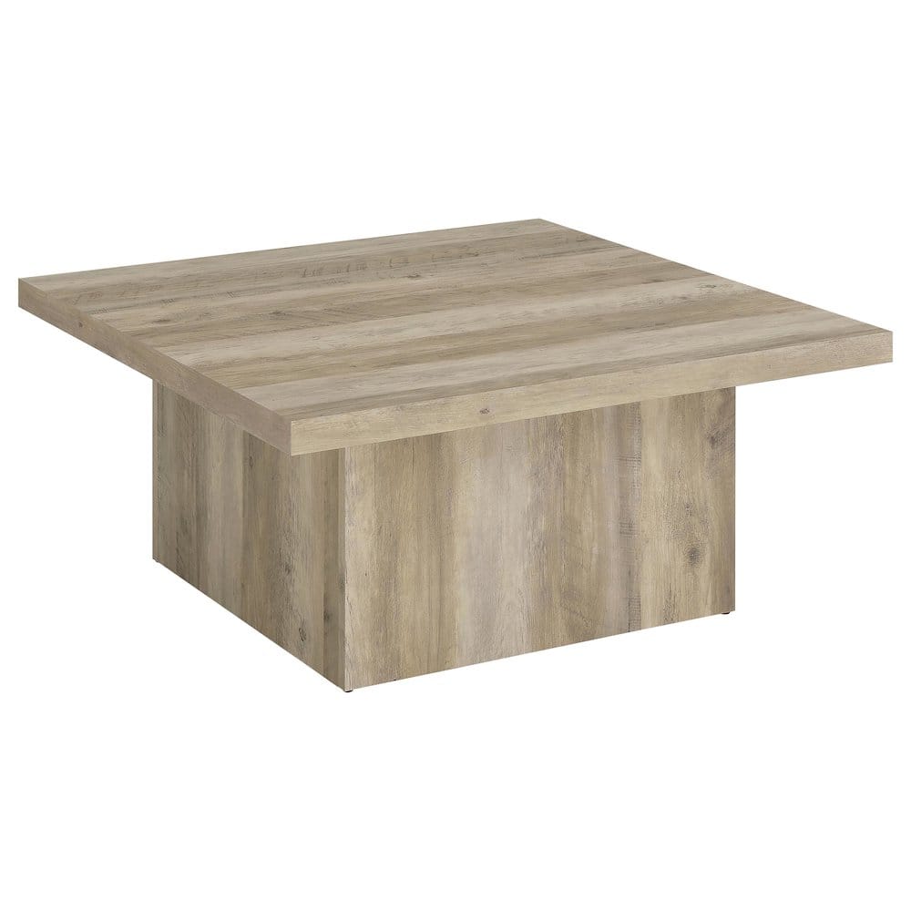 Coaster Co. of America - Devar Square Engineered Wood Coffee Table - Distressed Pine
