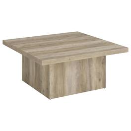Coaster Co. of America - Devar Square Engineered Wood Coffee Table - Distressed Pine