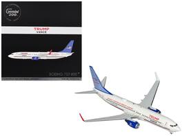 GeminiJets - Boeing 737-800 Trump-Vance Campaign N917XA White Blue Tail Gemini 200 1/200 Airplane - White, Blue