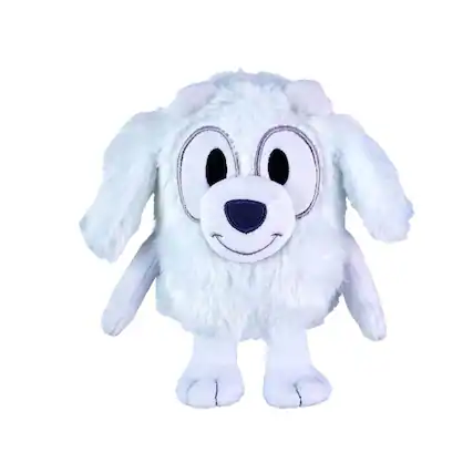 Front. Moose Toys - Bluey Family & Friends 8 Inch Character Plush | Lila - White.