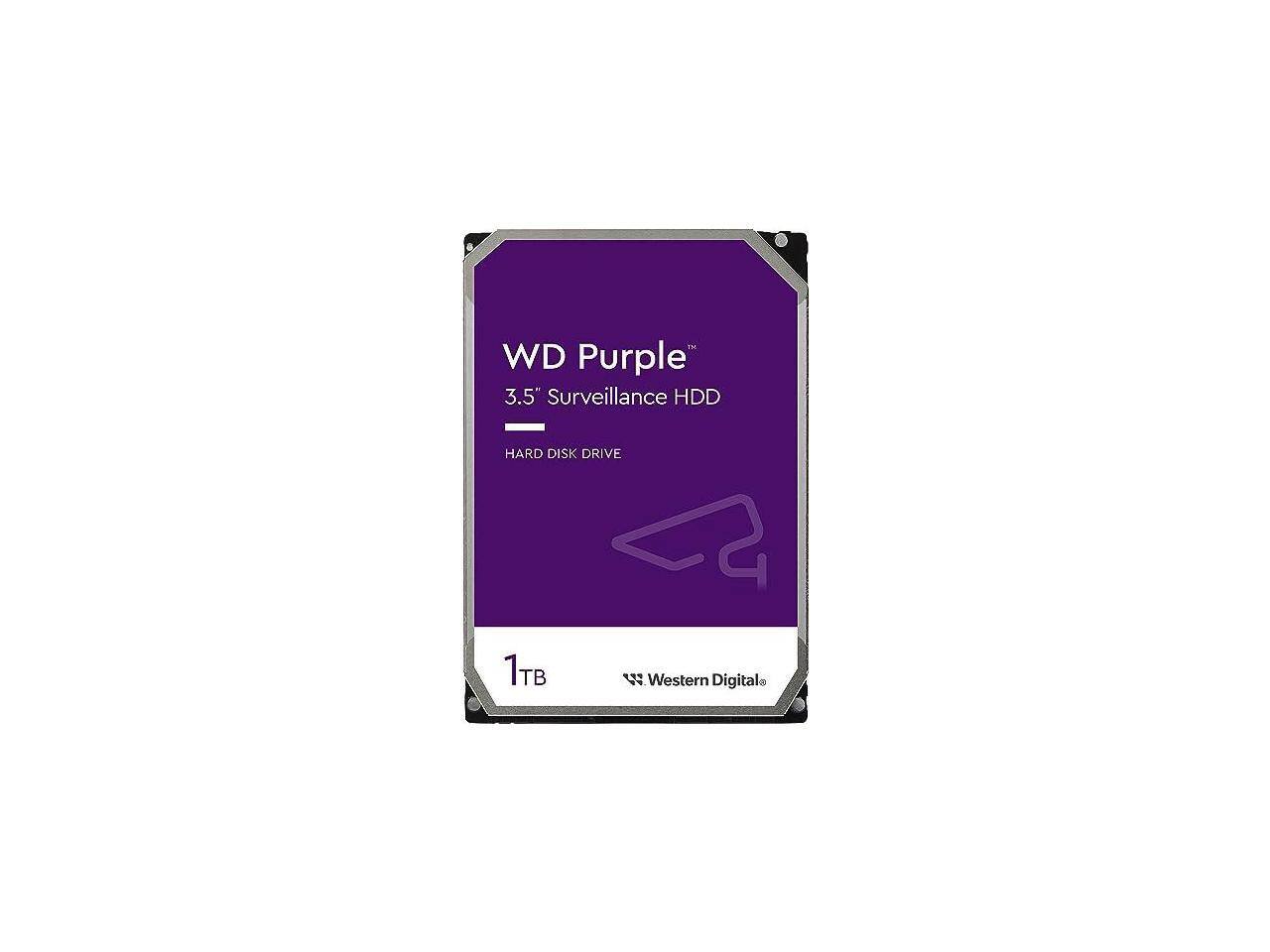 WD Purple 3.5" Surveillance HDD  
HARD DISK DRIVE  
1TB  
Western Digital