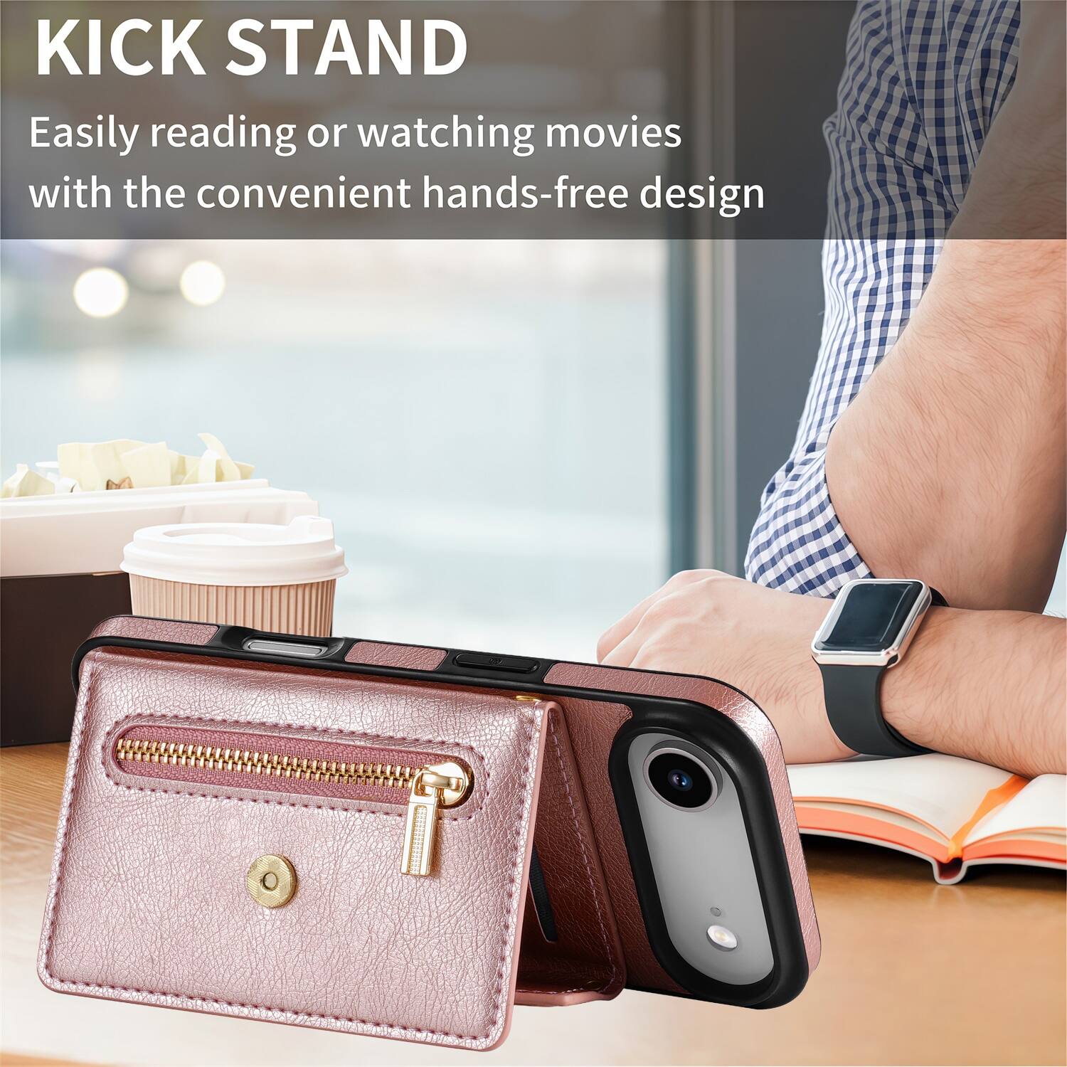 KICK STAND

Easily reading or watching movies with the convenient hands-free design