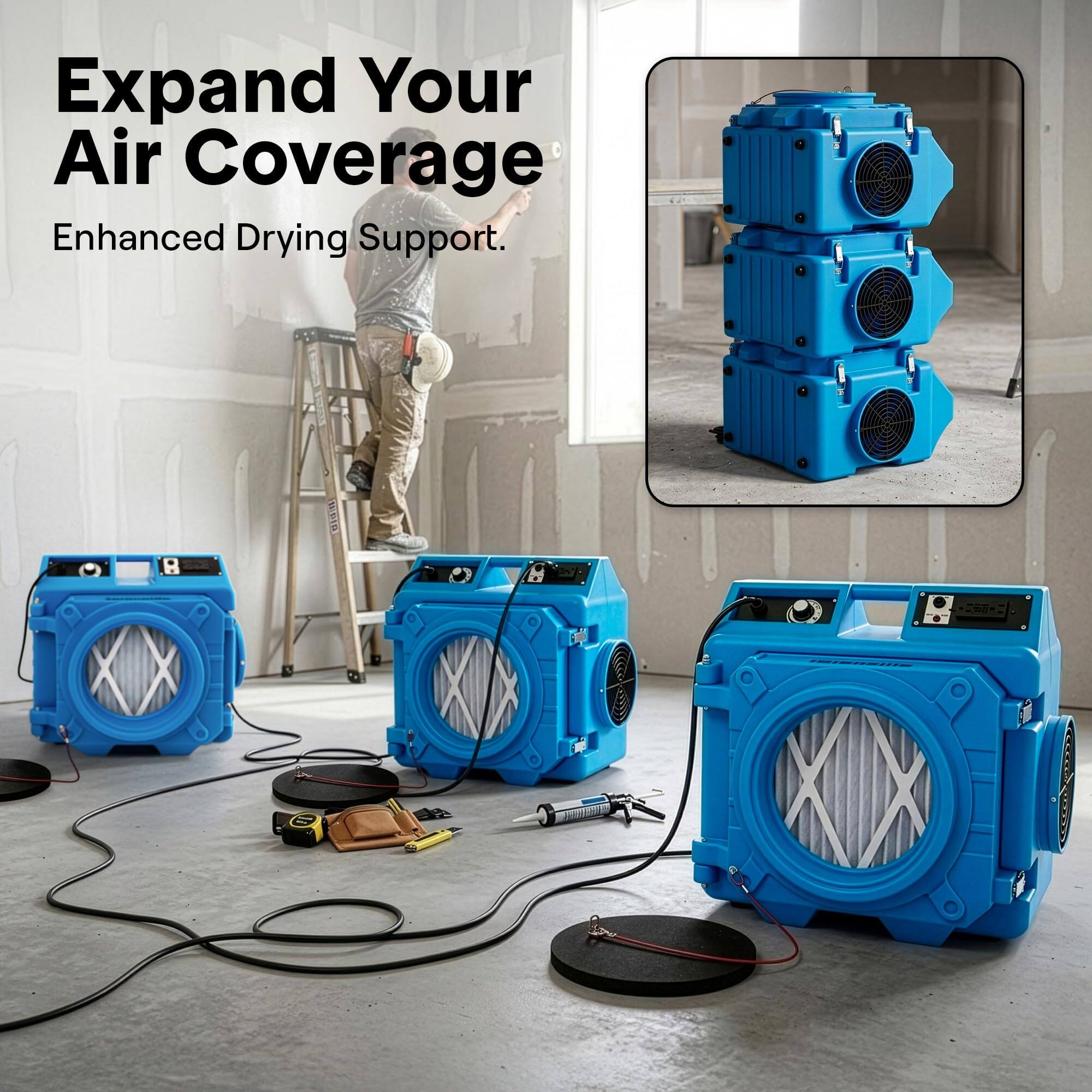 Expand Your Air Coverage  
Enhanced Drying Support.