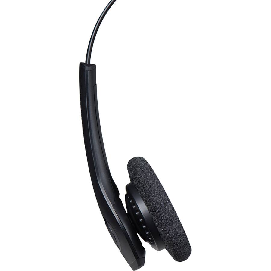 Alt View 2. Jabra - Jabra BIZ 1500 Headset - Quick Disconnect - Wired - Over-the-head - Binaural - Supra-aural - Noise Cancelling - Red.