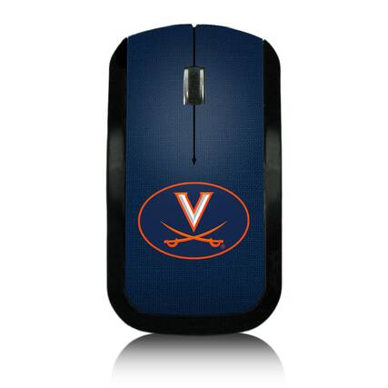 Front. Keyscaper - Virginia Cavaliers Solid Design Wireless Mouse - Multicolor.