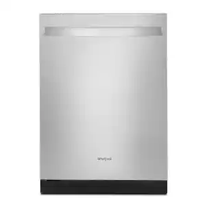 Whirlpool - Quiet Dishwasher with 3rd Rack .- Fingerprint Resistant - Stainless Steel