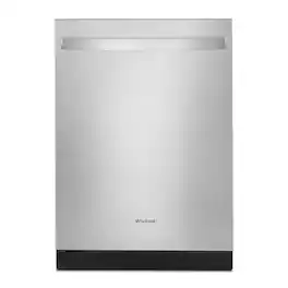 Whirlpool - Quiet Dishwasher with 3rd Rack .- Fingerprint Resistant - Stainless Steel