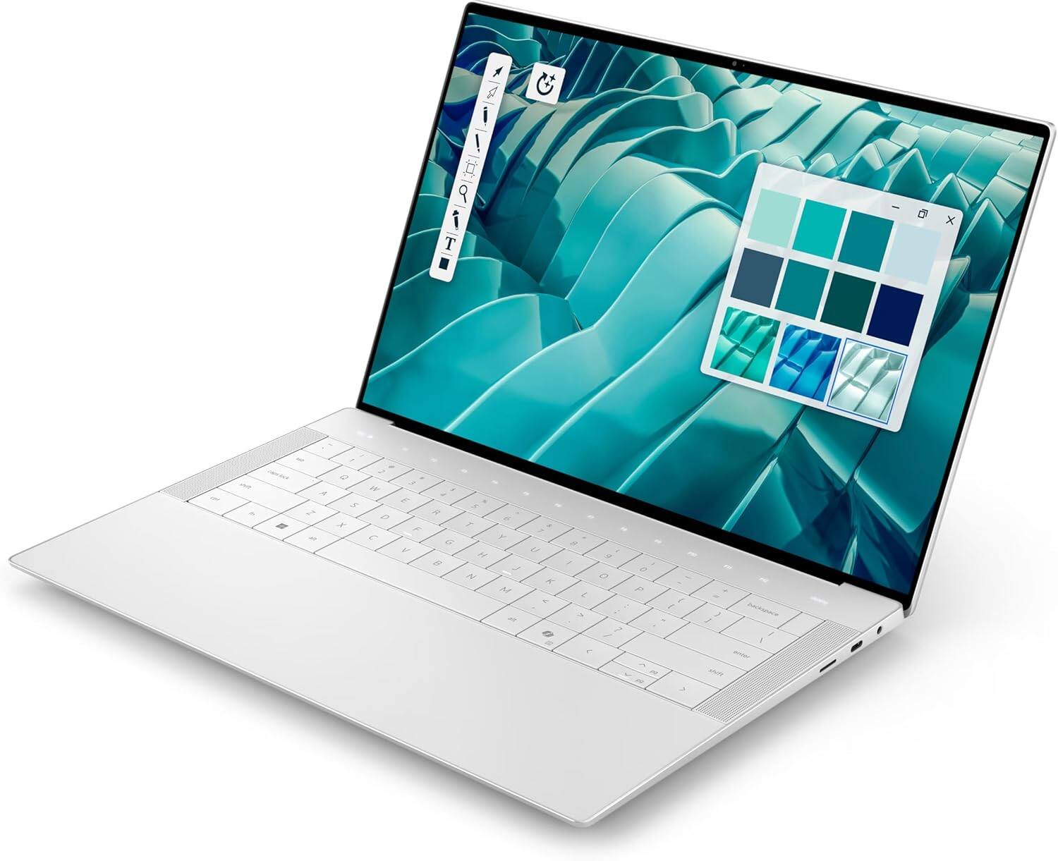 Alt View 8. Dell - XPS 14 - 14 Premium - 14" FHD+ 120Hz Laptop - AI PC - Intel Core Ultra 7 255H 2025 - 16GB RAM - 1TB Storage - Win 11Pro - Platinum.