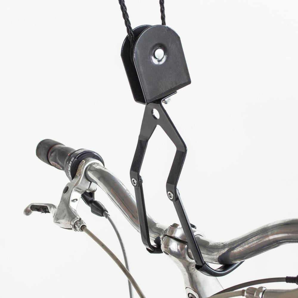 Alt View 6. Sportsman Pro-Series - Steel Utility Ceiling Mount Bicycle Lift - Black.