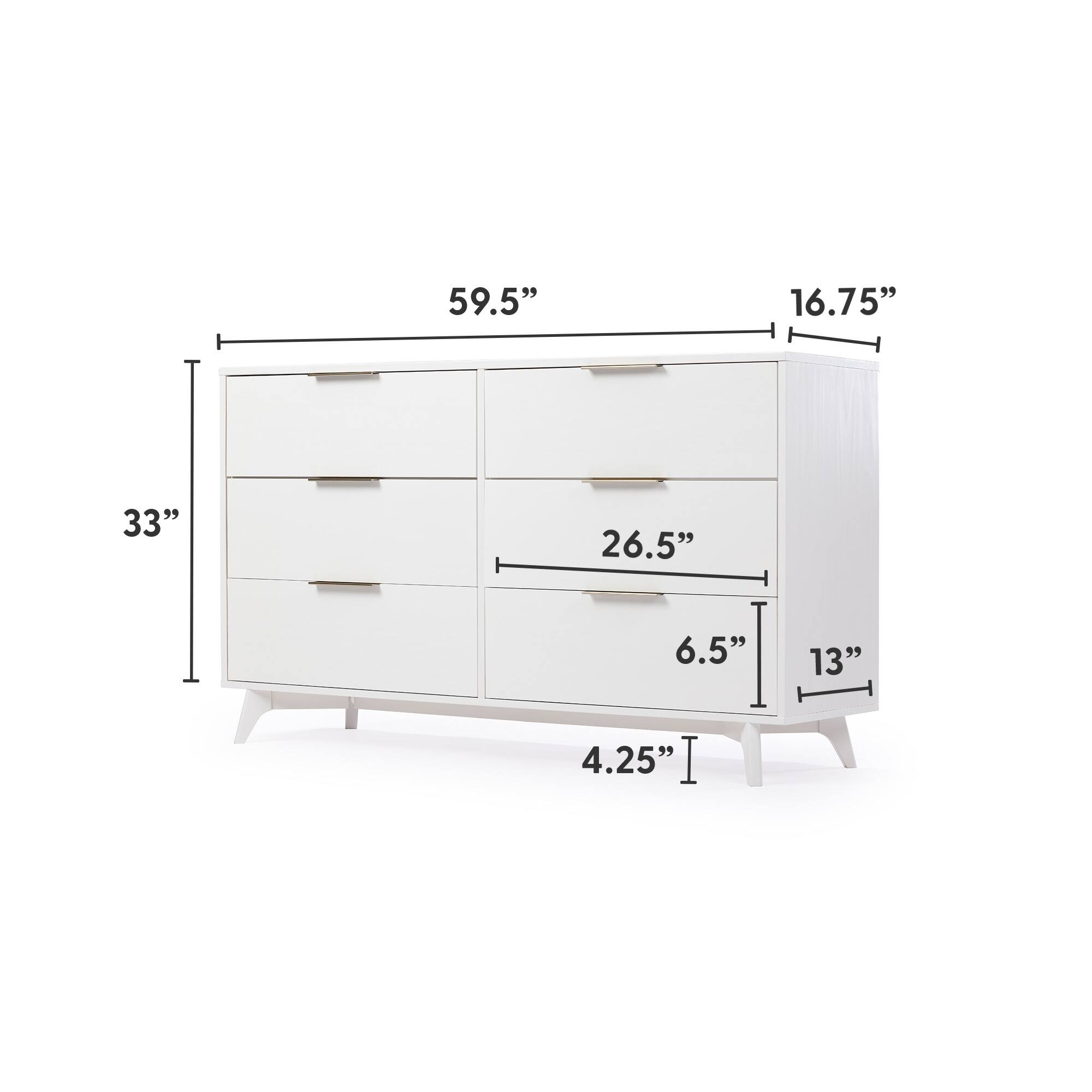 59.5" 16.75" 33" 26.5" 6.5" 13" 4.25"