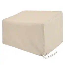 Crosley Furniture - 2Pc Outdoor Loveseat Furniture Cover Set - 2 Loveseats - Tan
