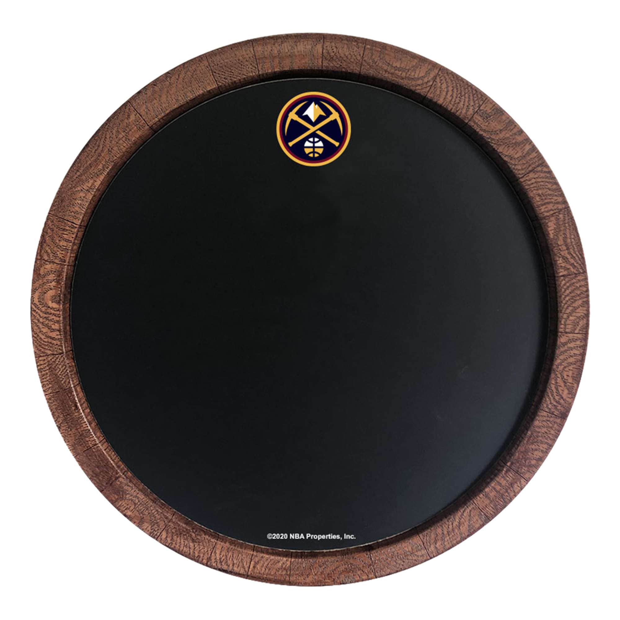 Denver Nuggets 20.25'' Round Chalkboard Faux Barrel Top Sign