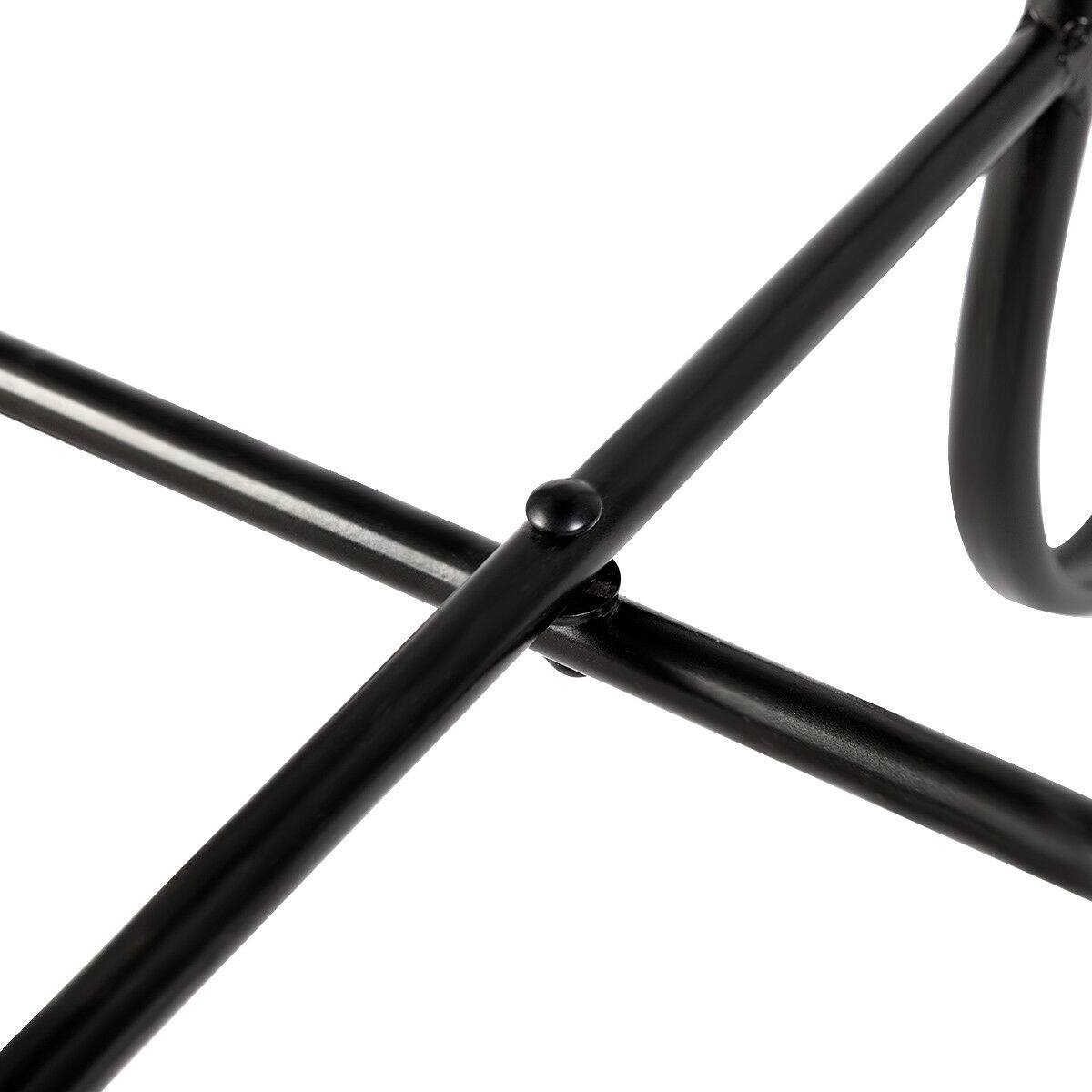 Alt View 4. Costway - Outdoor Indoor Accent Table,Mosaic Patio Table, Plant Stand Cobalt Blue Color Scheme Garden Steel - multicolor.