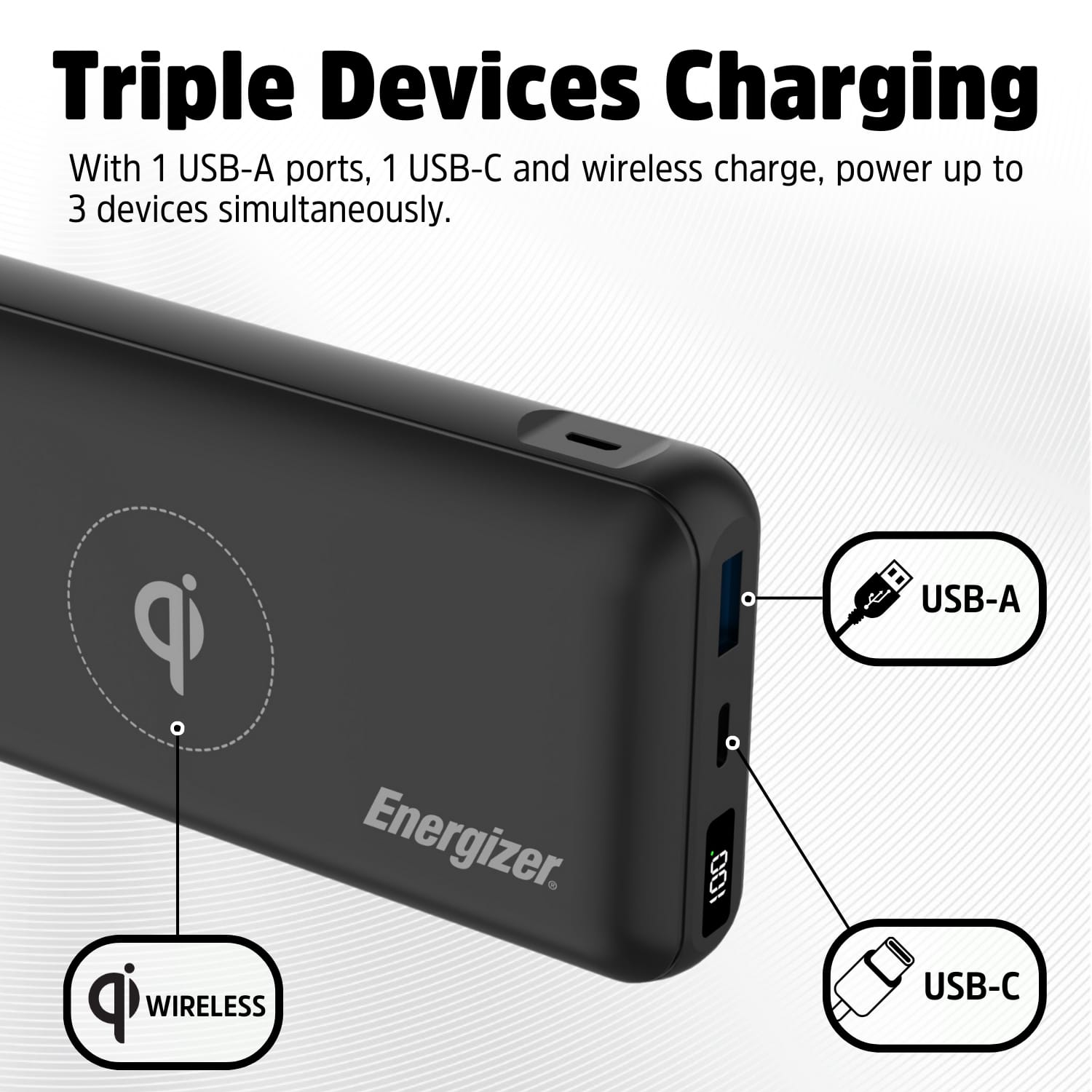 Energizer Qi Wireless Fast Charge Power Bank buying 20000mAh for Apple & Android