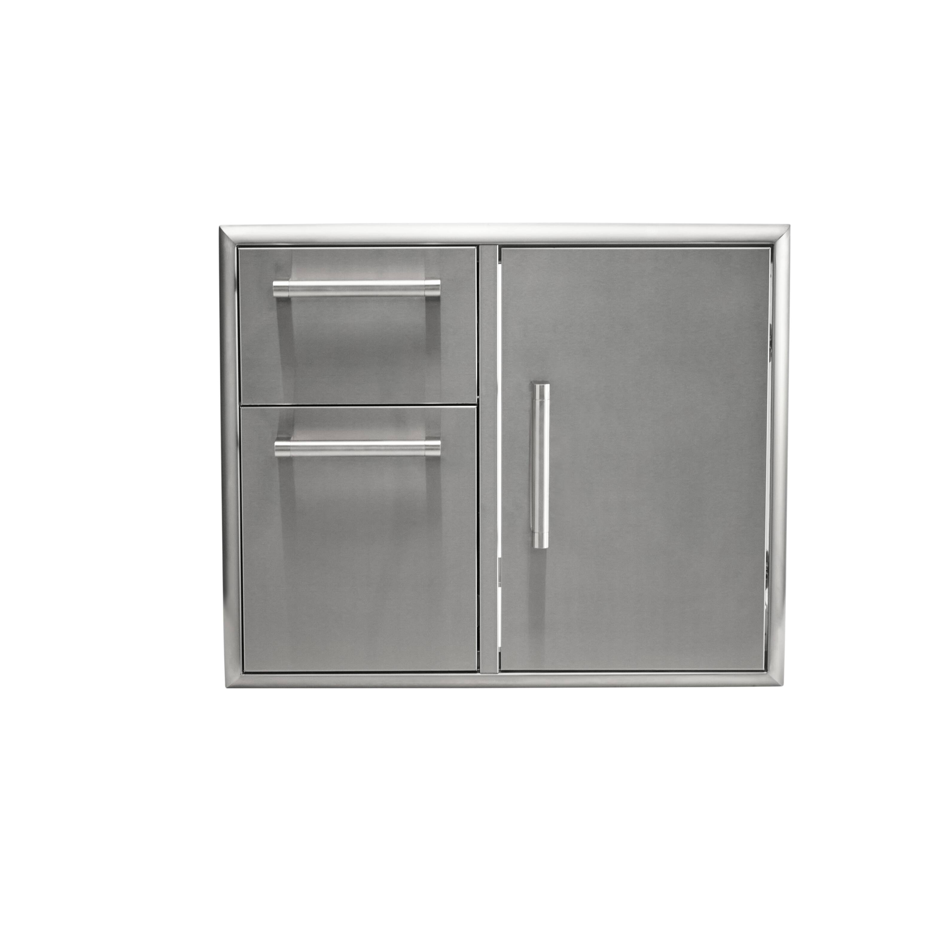 Coyote Outdoor Living - 31" Access Door & Double Drawer Combo - Stainless Steel