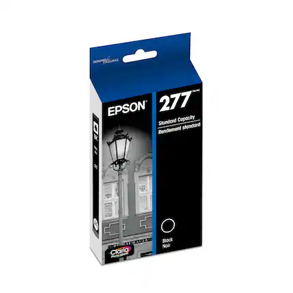 EPSON
277
Standard Capacity
Rendement standard
Black Noir
Claria Photo Black
