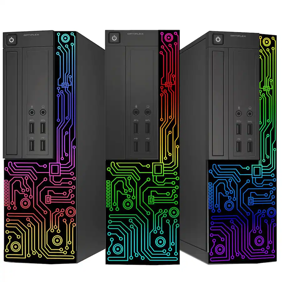 Dell Refurbished Excellent RGB Optiplex 3020 SFF Desktop PC Combo ...