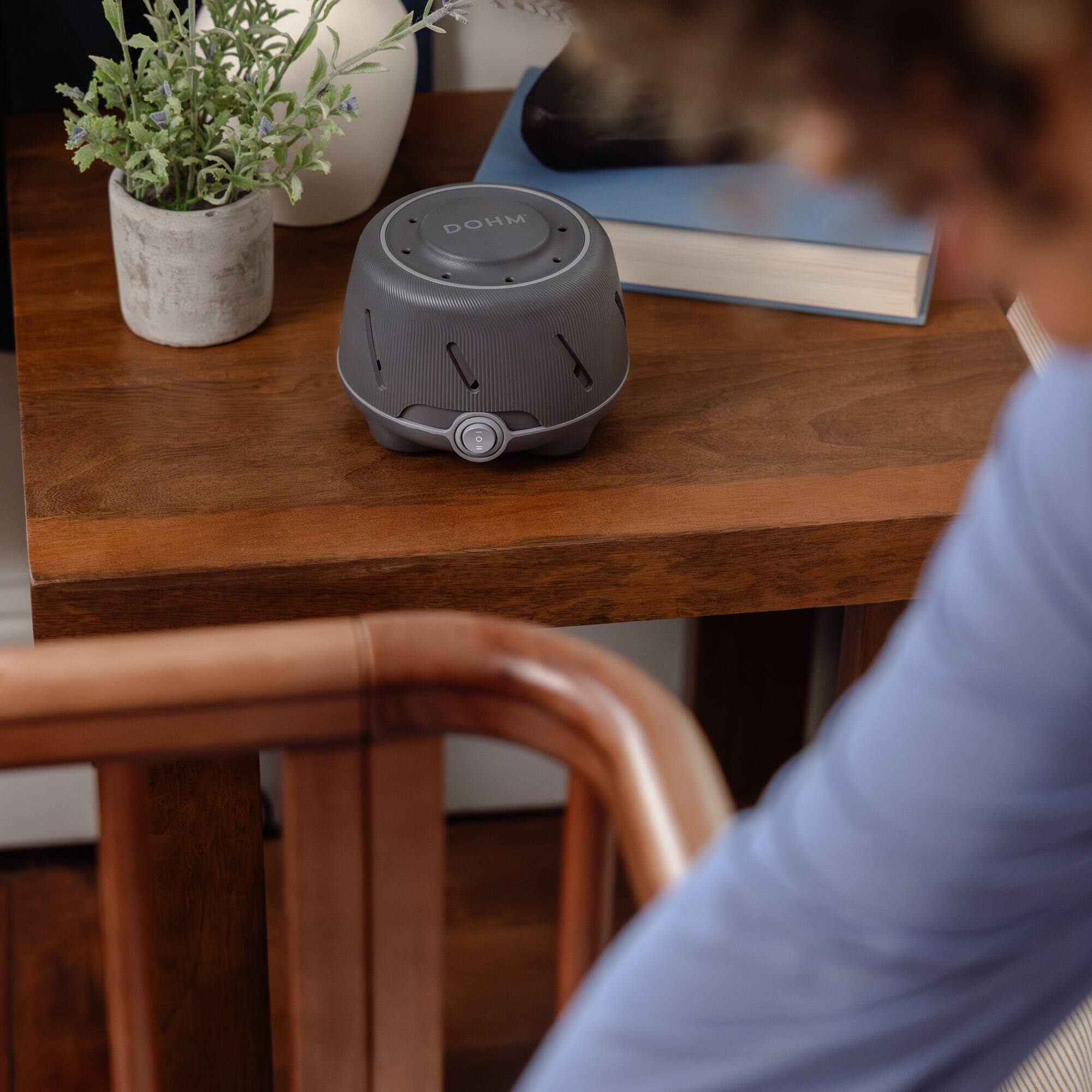 Alt View 1. Yogasleep - Dohm Sound Machine - Charc - Charcoal.