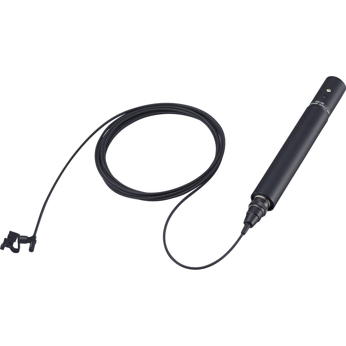 Alt View 4. Sony - Sony ECM88B Electret Condenser Lavalier Microphone, Black - Black.