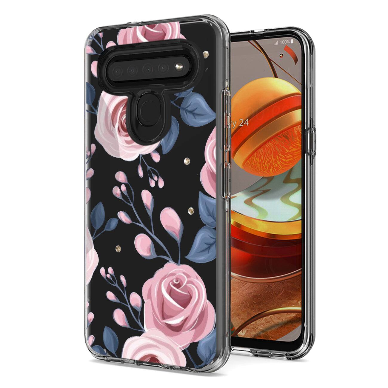 Reiko Pressed Dried Flower Design Phone Case For Lg K61/K51S/K41S In ...