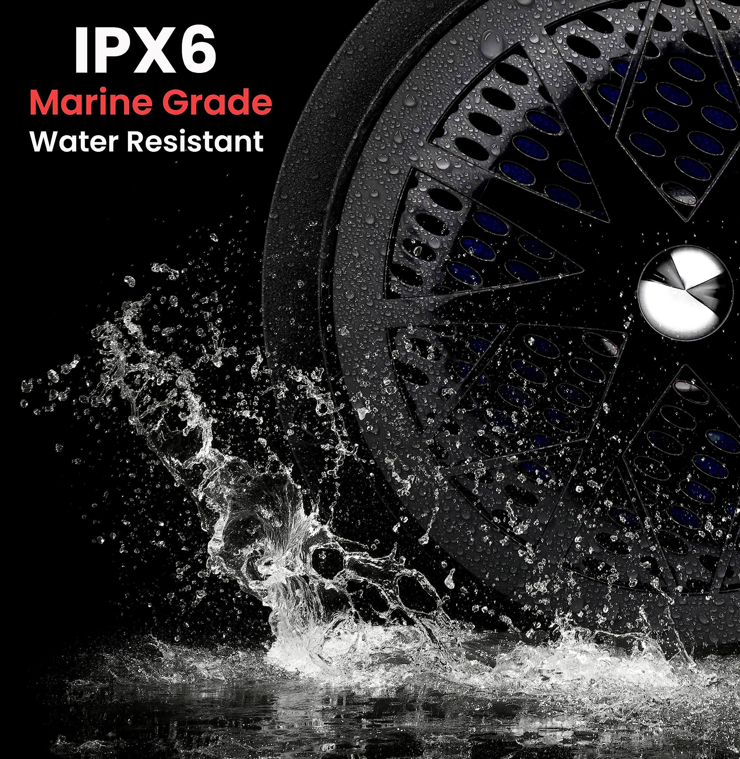 IPX6  
Marine Grade  
Water Resistant