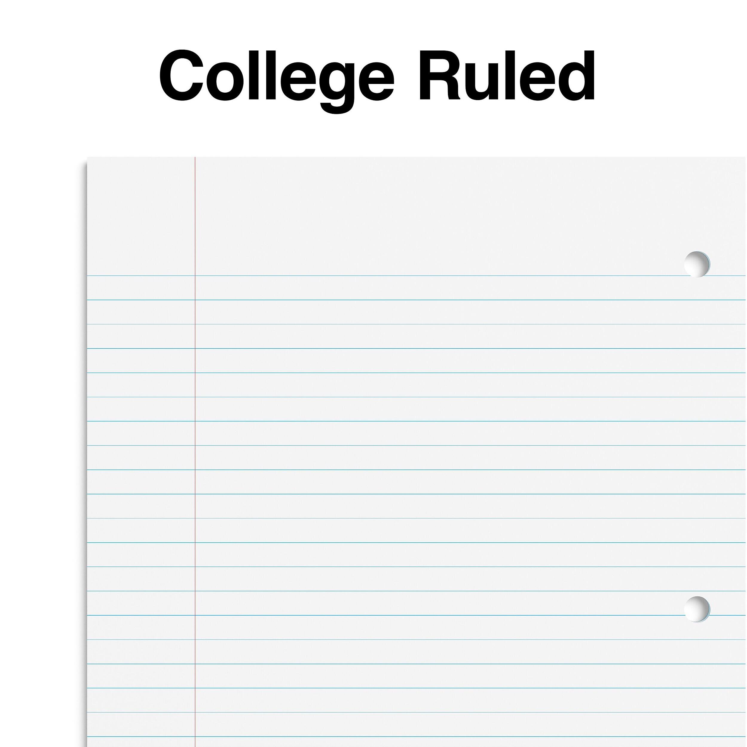 Staples 1‑Subject Notebook, 8” x 10.5”, College Ruled, 70 Sheets Black ...