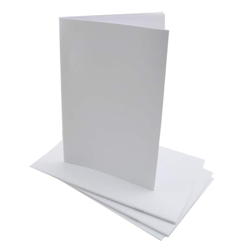 Hygloss - Blank Paperback Books, 5.5" x 8.5", White, Pack of 20