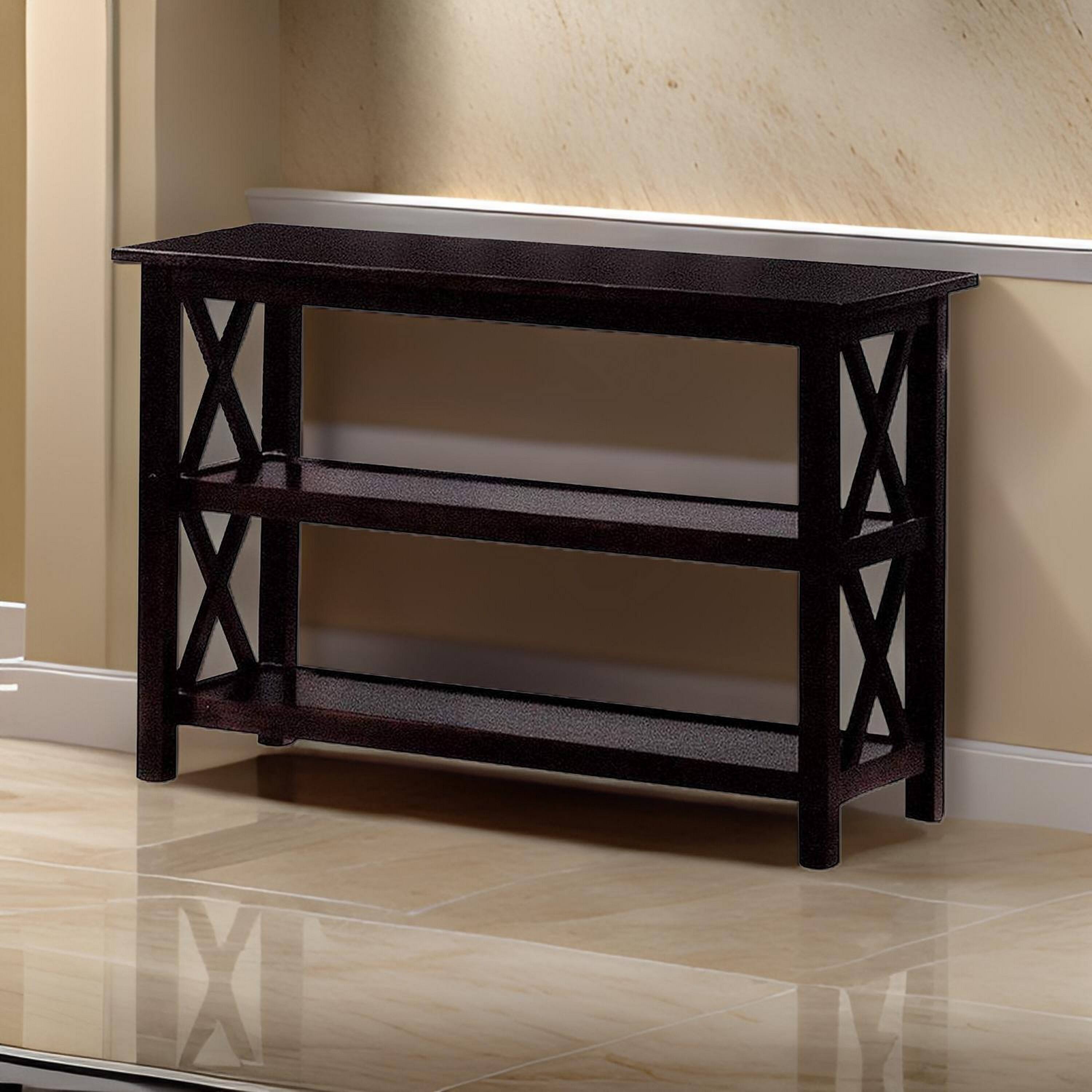 Manhattan Lane Transitional Wooden Sofa Table With 