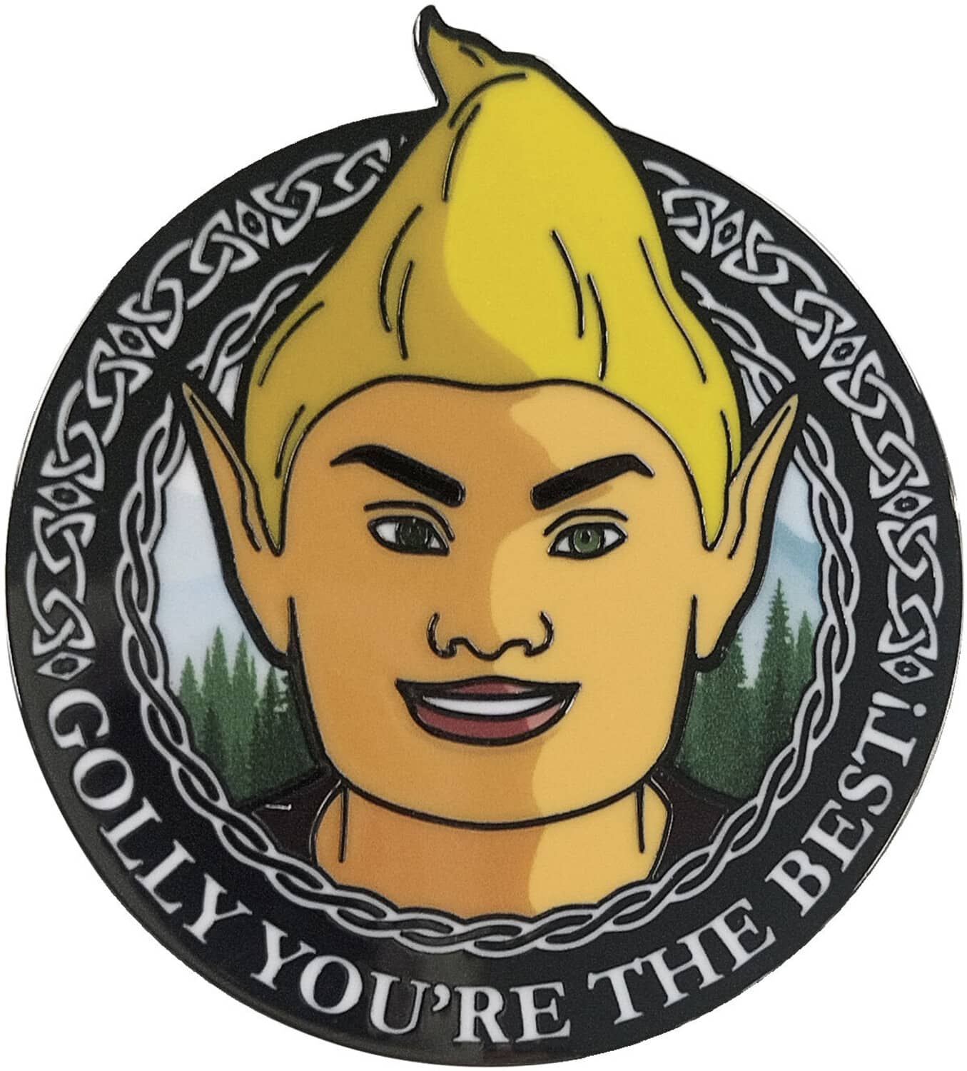 PopMarket - The Elder Scrolls IV: Oblivion - Lmited Edition Pin Badge - Adoring Fan - COLLECTIBLES - Multicolor