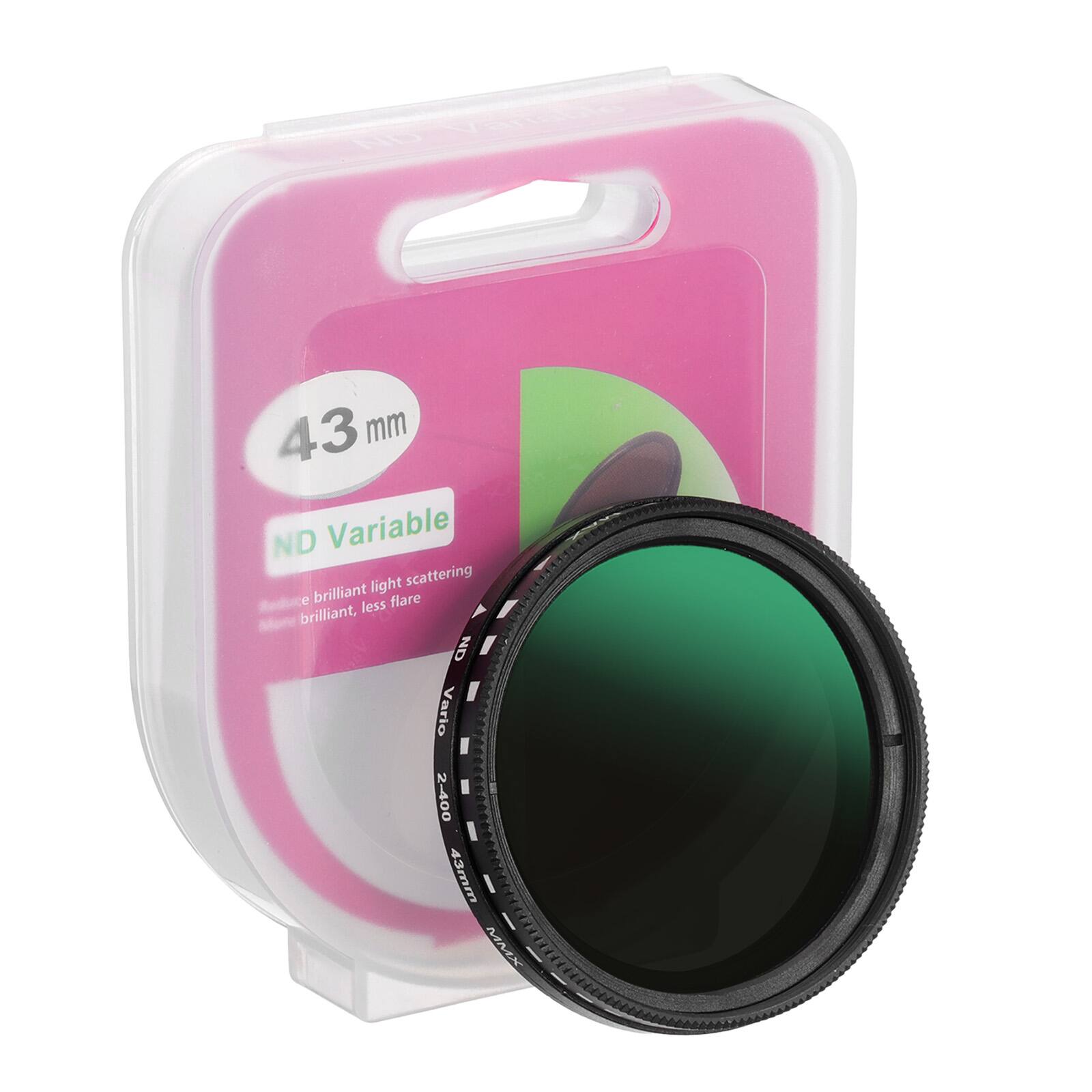 43 mm ND Variable light scattering Reduce brilliant flare less brilliant, CIN I Vario I 2-400 43mm I MMX