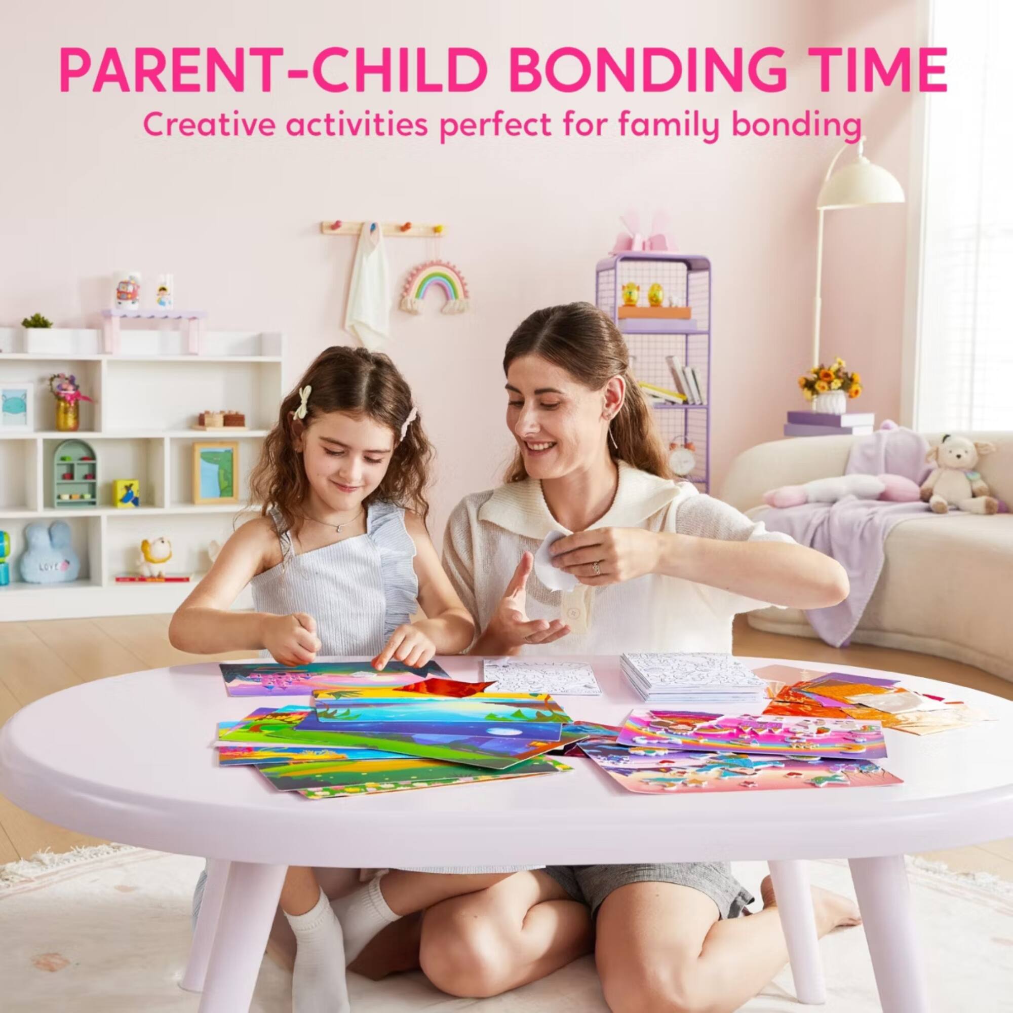 PARENT-CHILD BONDING TIME  
Creative activities perfect for family bonding