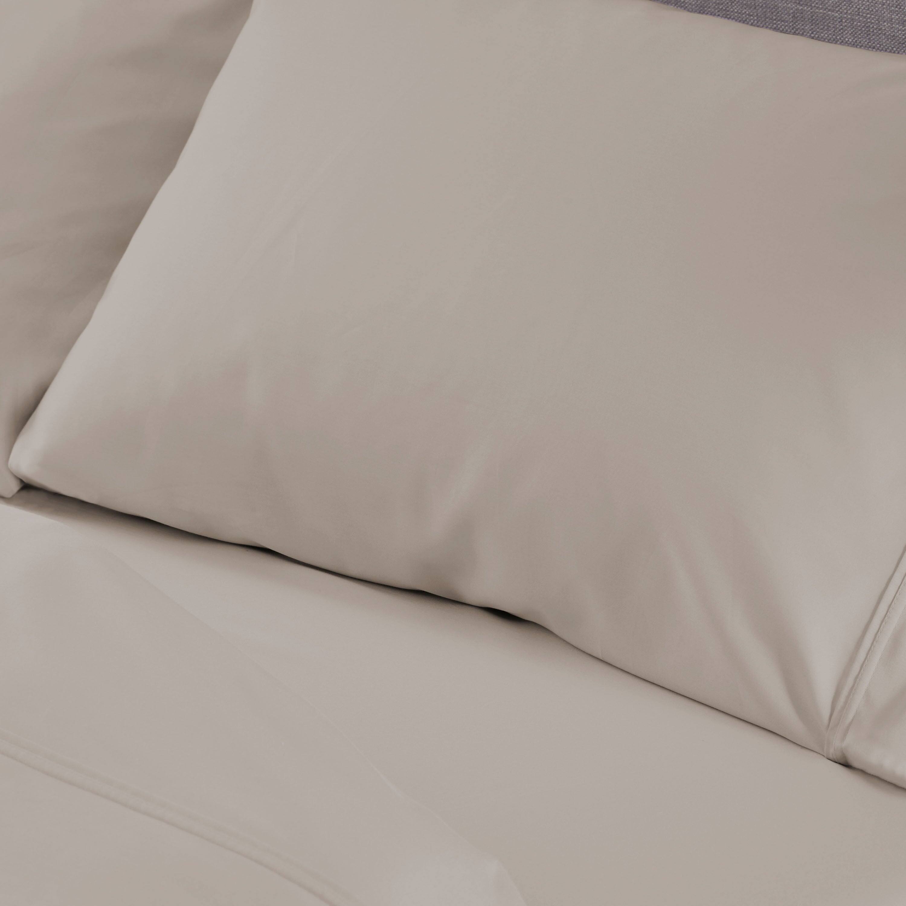 Alt View 4. Bedgear - Hyper-Cotton Pillowcase Set - Medium Beige, King - medium-beige.