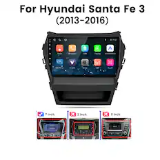 For Hyundai Santa Fe 3 (2013-2016)
- Radio
- Bluetooth
- USB
- Carplay
- Android Auto
- iOS Mirror
- Vi-Link
- Setup
- DSP
- Aux In
- 7 inch
- X 3 inch
- X 5 inch
106.5