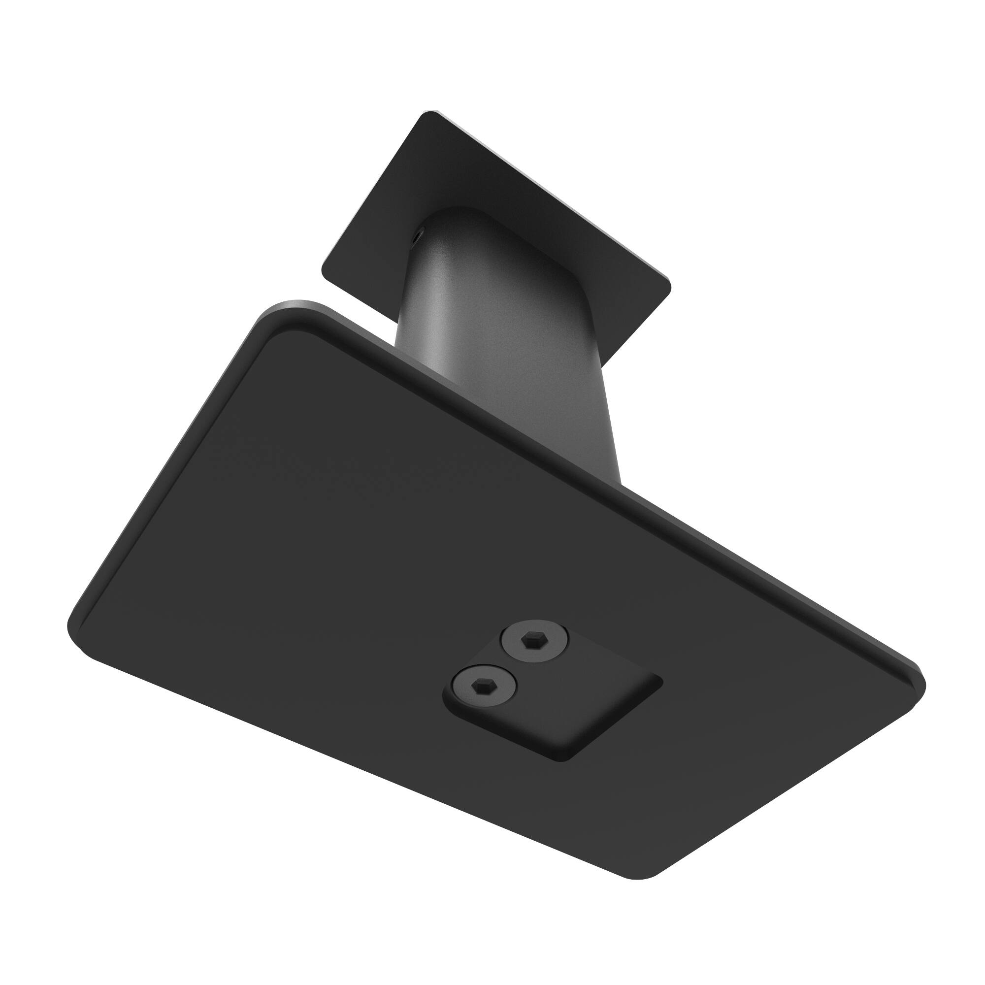 Alt View 2. Kanto - 9" Universal Desktop Speaker Stands with Cable Management, Pair - Black.