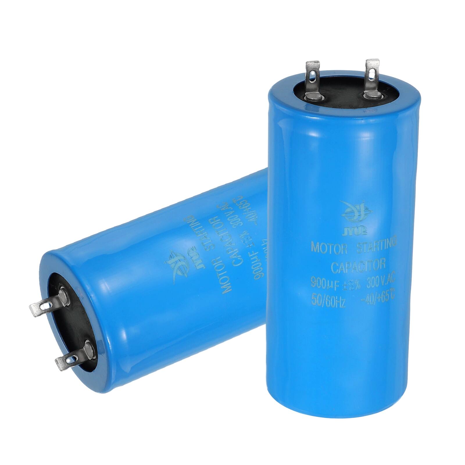 300V AC -40/+65  
300 STARTING CAPACITOR  
K2F 4100  
JYUE 900µF MOTOR  
JYUE MOTOR STARTING CAPACITOR 900µF  
300V AC 300  
50/60Hz -40/+65