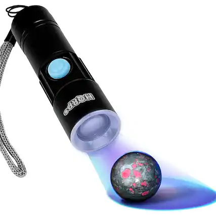 Front. HQRP - Rechargeable Pocket Flashlight 625 nm Adjustable Focus USB Charging Night Vision Astronomy.