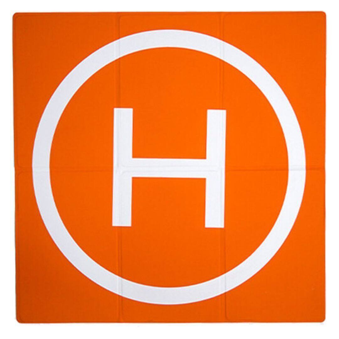 Front. PGYTECH - PGYTECH Waterproof Double-Sided PU Landing Pad Pro for Drones, Easy to Fold, UV-Resistant, Mold, and Mildew Resistant.