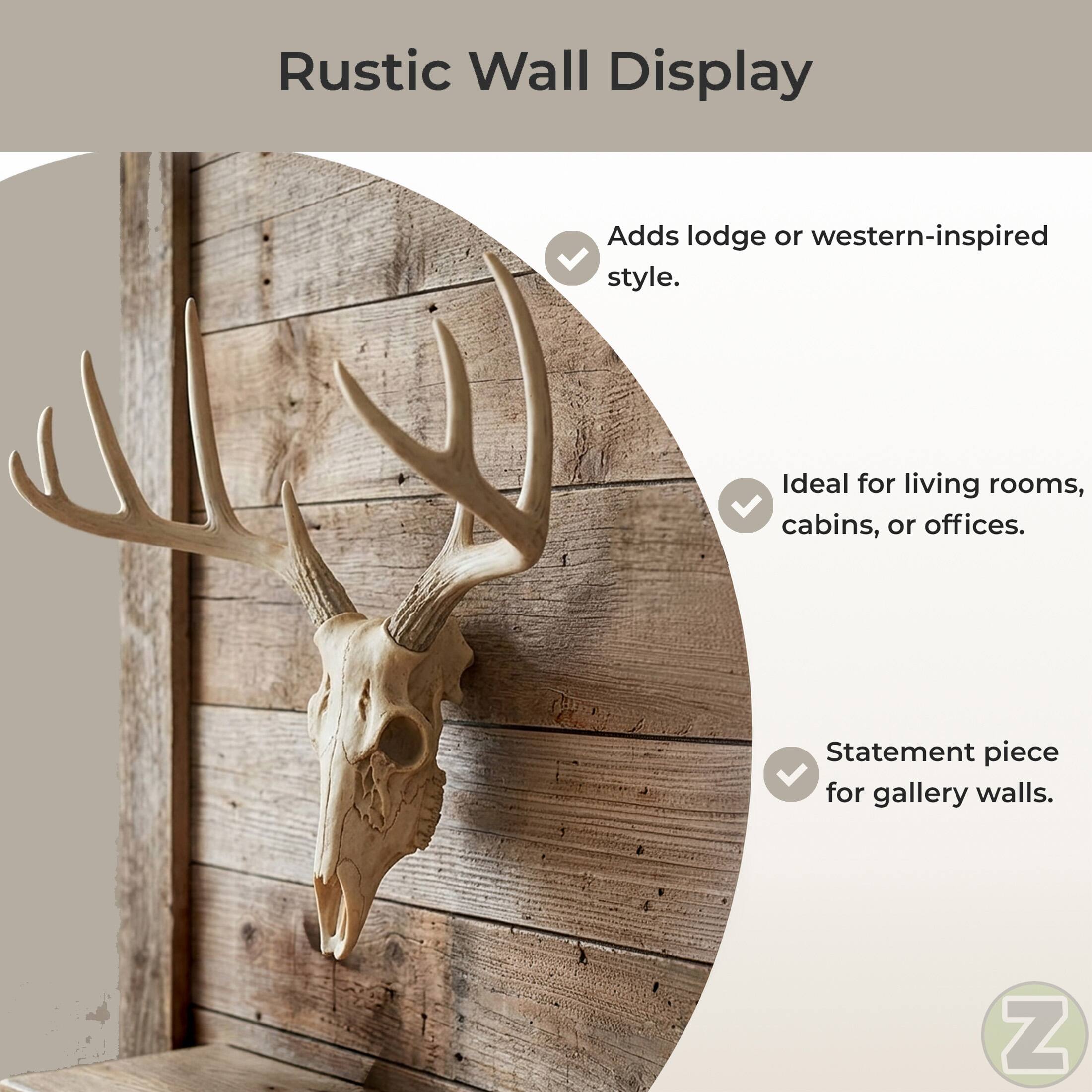 Rustic Wall Display

- Adds lodge or western-inspired style.
- Ideal for living rooms, cabins, or offices.
- Statement piece for gallery walls.